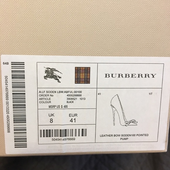 Burberry pumps NWOT - Picture 2 of 8